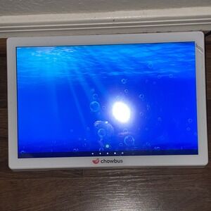 Chowbus Digital Menu Tablet Desktop Signage New Open Box Power‎ And Instructions